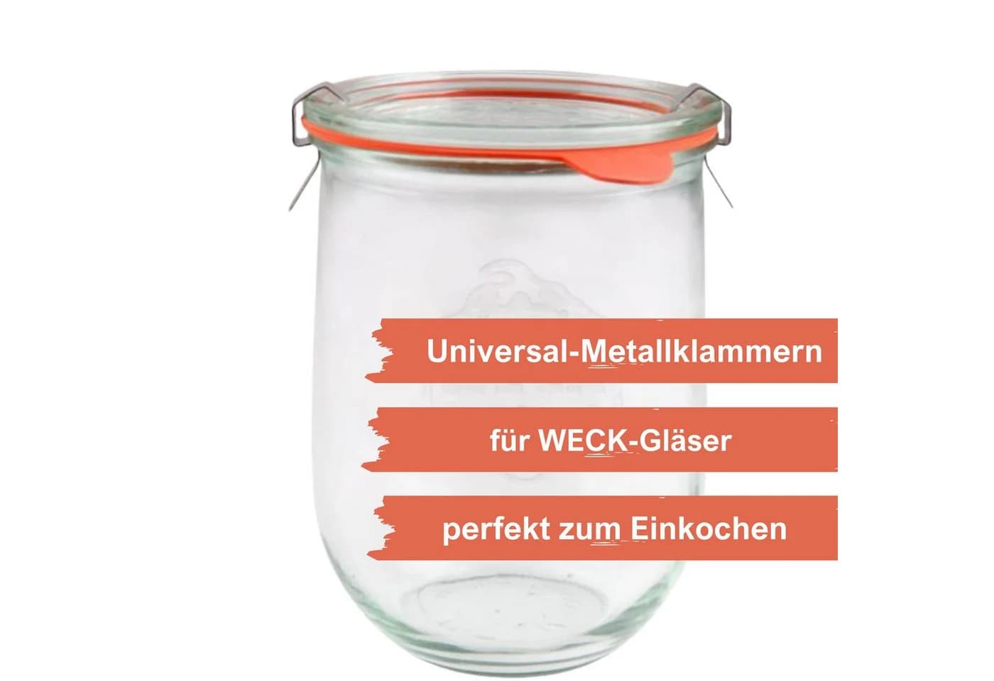 mikken 20 Universal-Klammern Edelstahl für WECK Einmachgläser - Bild 3