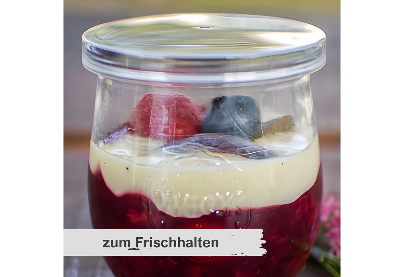 mikken Frischhaltedeckel 12er Set Transparent für WECK-Gläser - Bild 3