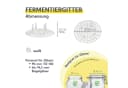 mikken Fermentiergitter Eintauchgitter 15-tlg. PVC-frei für TO100 Gläser Bild 1