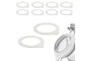 mikken Einkochring 10 weiße Gummiringe 68x94 mm für Bügelverschlussgläser Bild 2