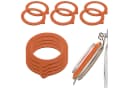 mikken Einkochring 10 Gummiringe 75x101 mm rot Naturkautschuk Bild 2
