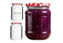 mikken Einmachglas 720ml Set 30-tlg. Rot/Weiß Klassisch Bild 2