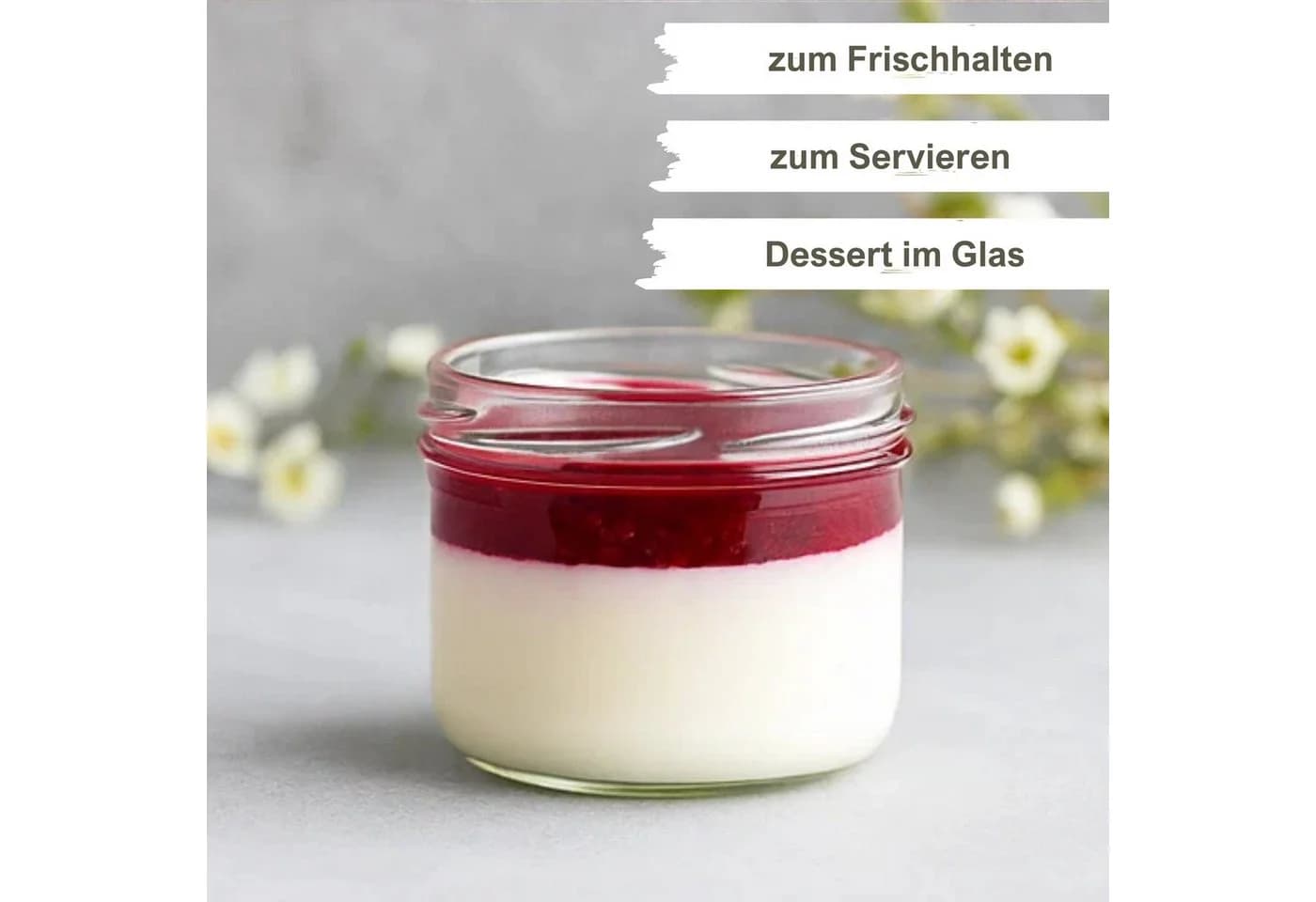 mikken Marmeladenglas Set 18-tlg. 210ml Schraubglas transparent - Bild 4