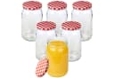 mikken Einmachglas 900 ml transparent, 6-tlg. Set, luftdicht & pasteurisierbar Bild 2