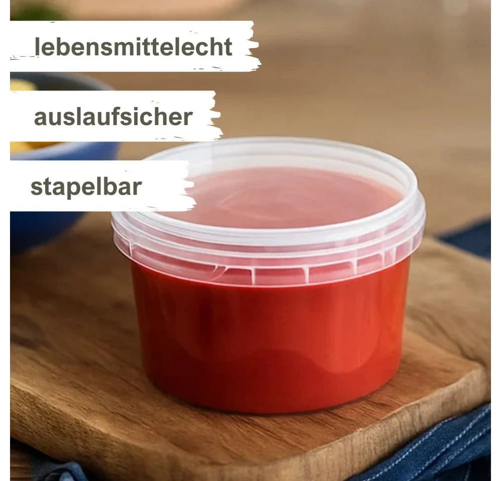 mikken Frischhaltedose 240 ml Transparent PP 10-tlg. - Bild 3