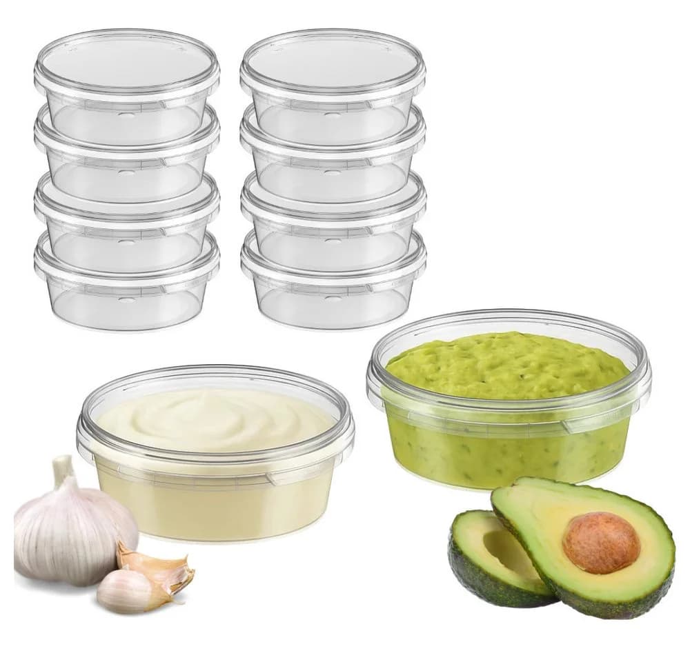 mikken Frischhaltedose 130 ml Transparent Stapelbar - Bild 2