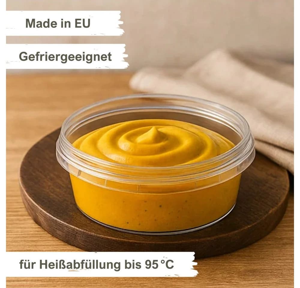 mikken Frischhaltedose 130 ml transparent stapelbar - Bild 3