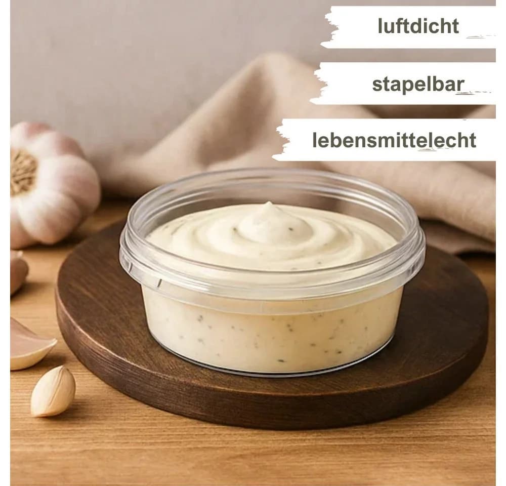 mikken Frischhaltedose 130 ml transparent stapelbar - Bild 4