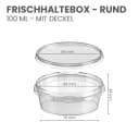 mikken Frischhaltedose 130 ml transparent stapelbar Bild 5