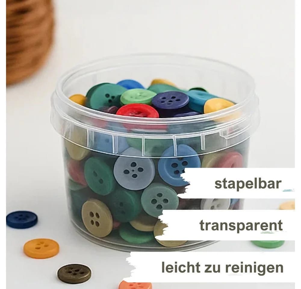 mikken Frischhaltedose 280 ml transparent stapelbar luftdicht - Bild 3