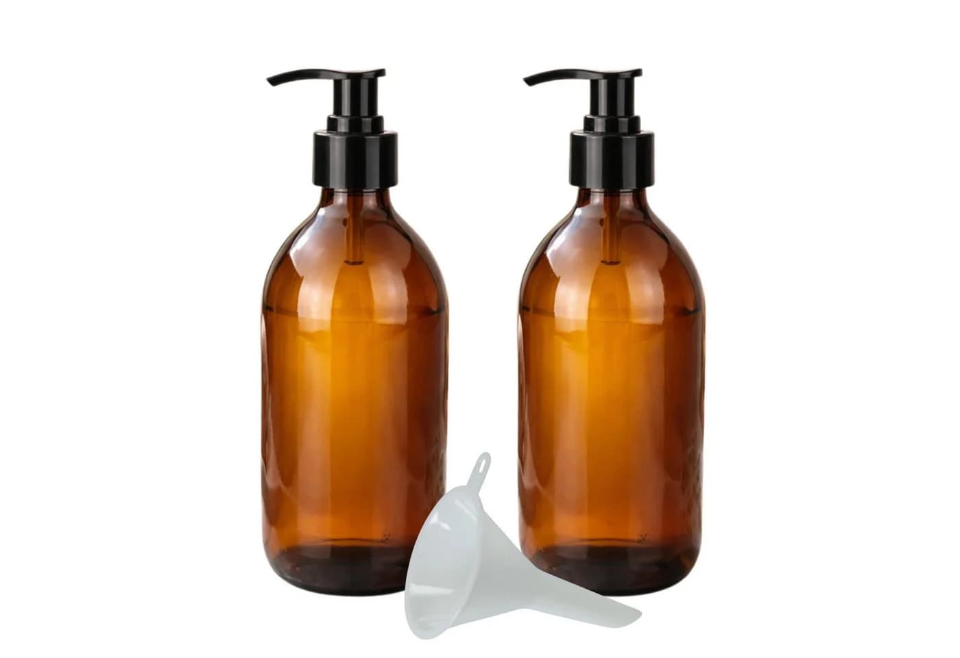 mikken Spülmittelspender 2er Set Braunglas 500 ml mit UV-Schutz - Bild 2