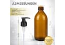 mikken Spülmittelspender 2er Set Braunglas 500 ml mit UV-Schutz Bild 5