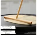 mikken Crêpes Zubehör Set aus Buchenholz mit Teigverteiler & Wender Bild 1