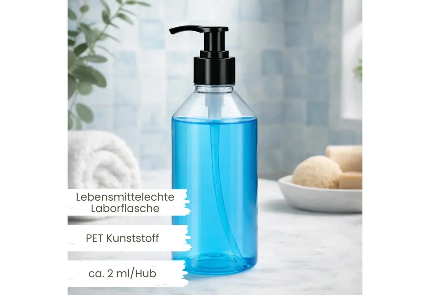 mikken Desinfektionsmittelspender Seifenspender 500 ml PET