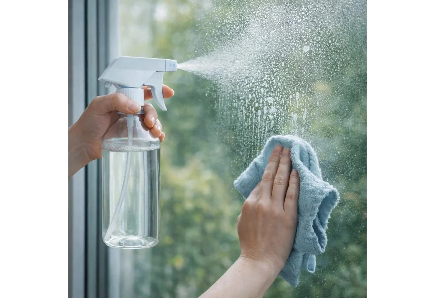 mikken Sprühflasche 500 ml PET transparent mit Trigger - Bild 3