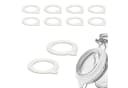 mikken Einkochring 10x Gummidichtung 65x41 mm weiß Bild 2