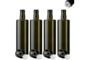 mikken Ölspender-Set 4x 500ml Antikglas Braun/Grün mit Ausgießer Bild 2
