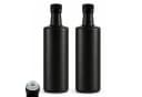 mikken Ölspender 2x 500 ml schwarz mit Ausgießer & Etiketten Bild 2
