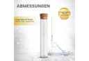 Mikken 6er Set Reagenzgläser 150 ml mit Korken Bild 5