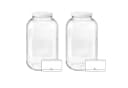 mikken Einmachglas XL 4250 ml 2er Set Schwarz Glas Bild 2