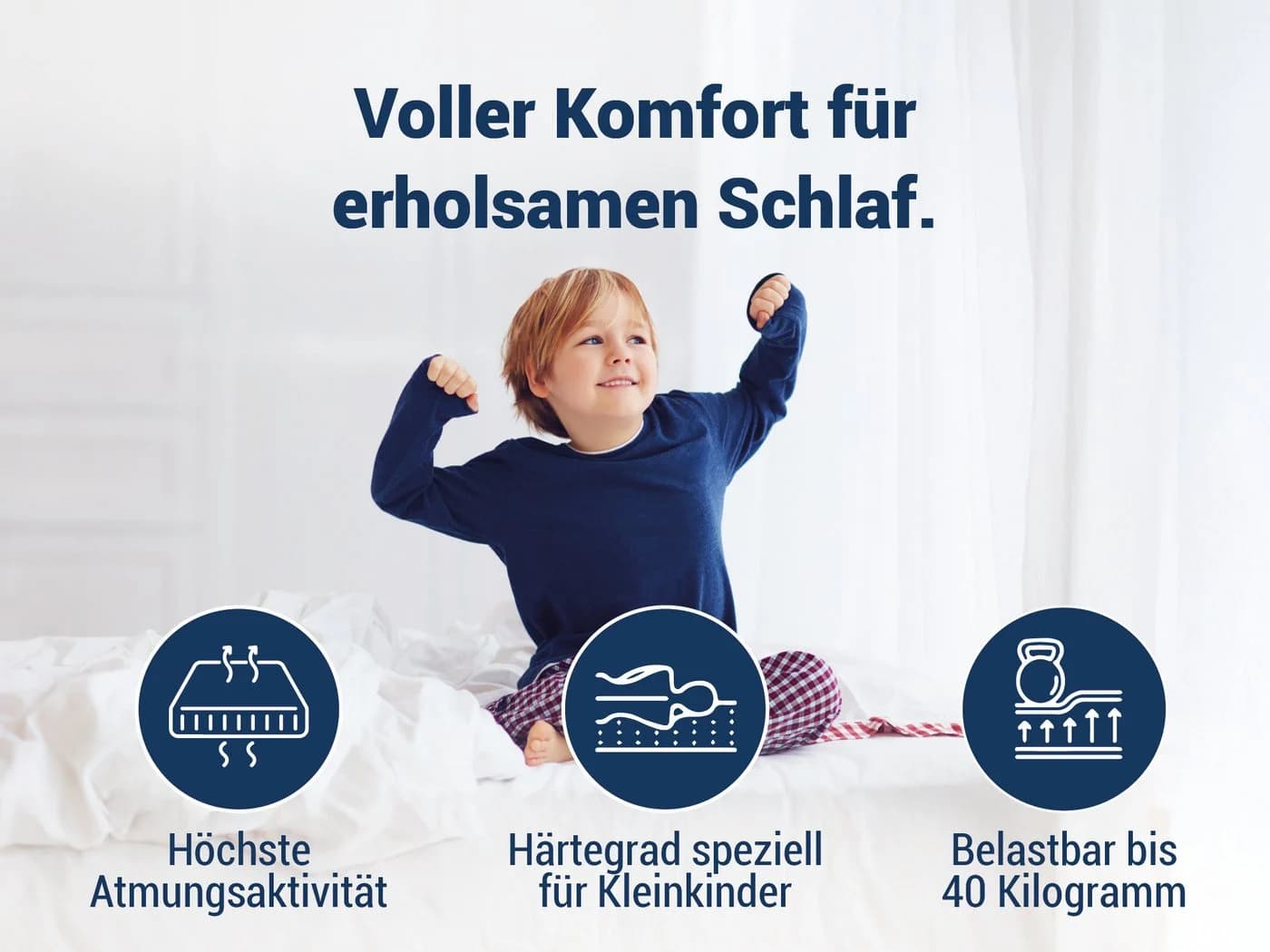 Betten-ABC Kindermatratze Bambini mit waschbarem Bezug - Bild 3