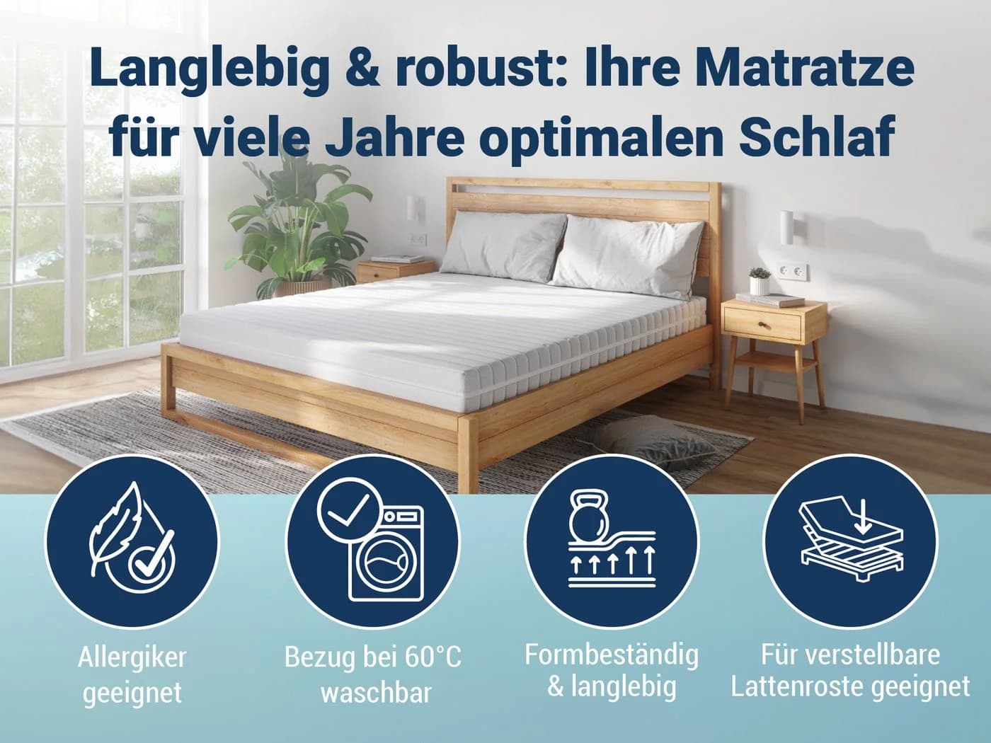Betten-ABC Kaltschaummatratze KSP-500 XXL Härtegrad H4 16 cm - Bild 5