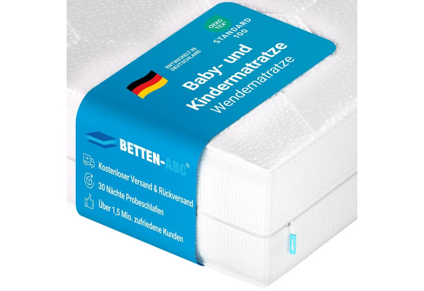 Betten-ABC Mini-Duo Kindermatratze Zweiseitig 12 cm - Bild 2