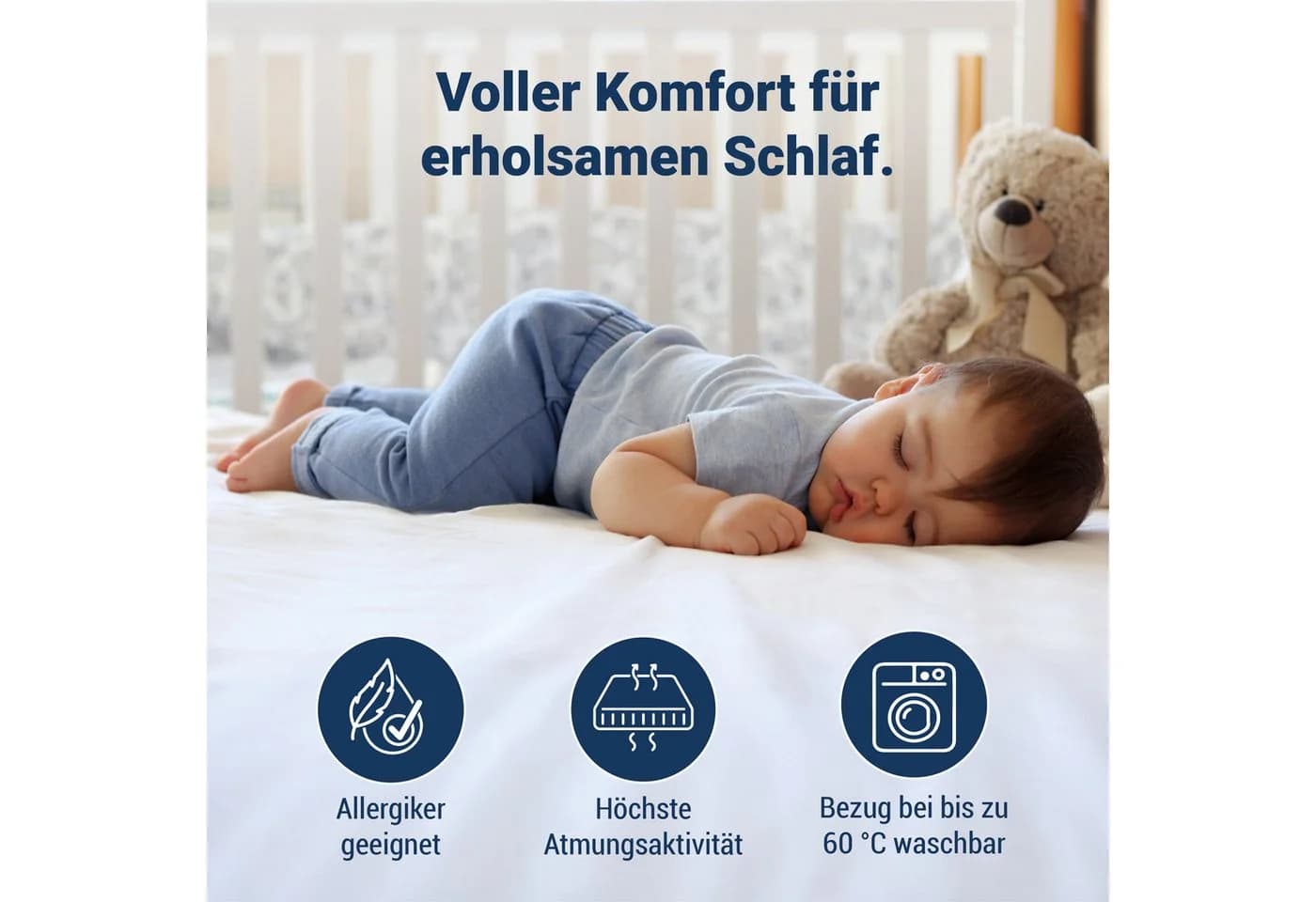 Betten-ABC Mini-Duo Kindermatratze Zweiseitig 12 cm - Bild 5