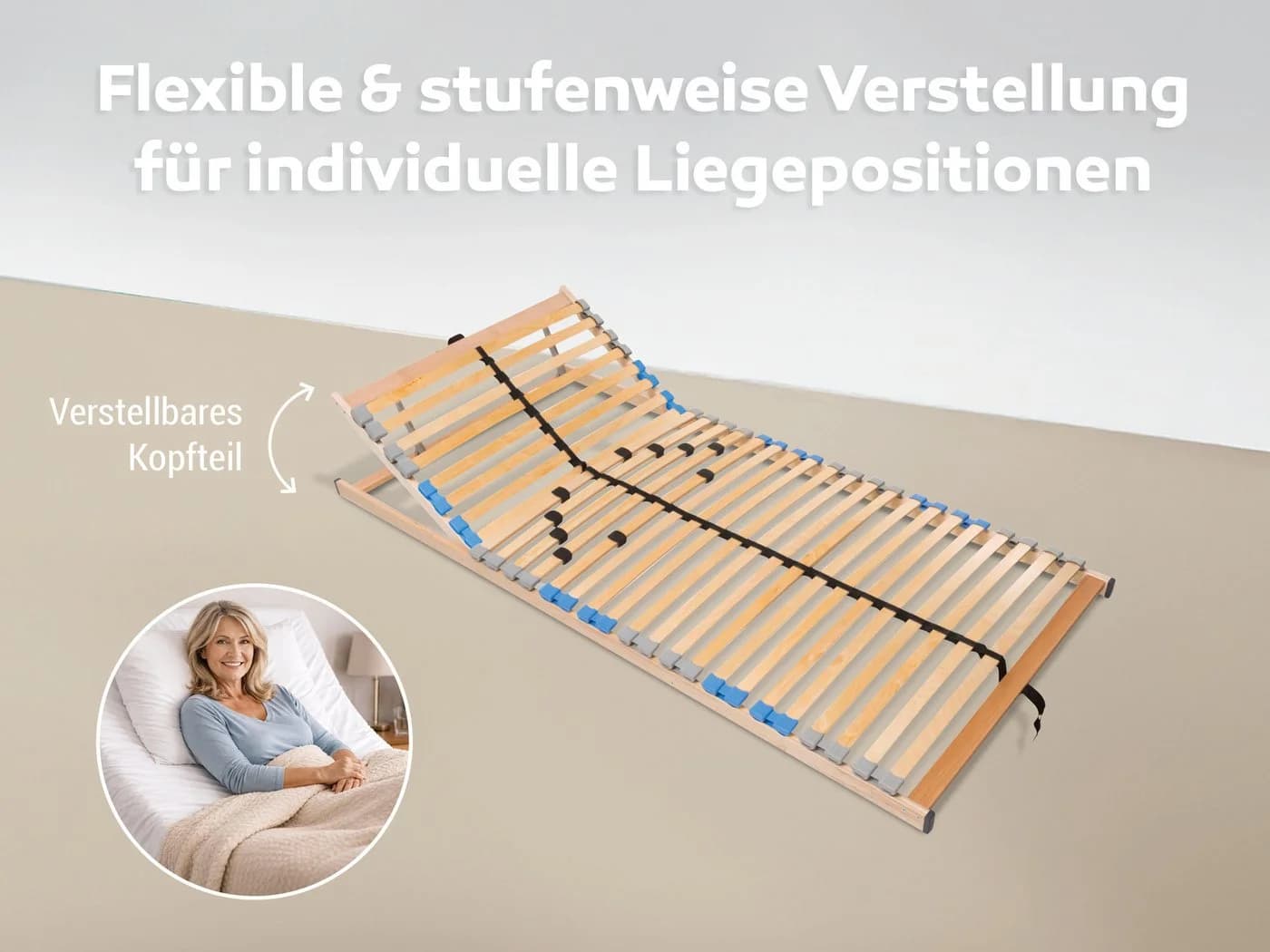 Betten-ABC Lattenrost MaDeRa 7-Zonen mit Härtegradverstellung - Bild 5