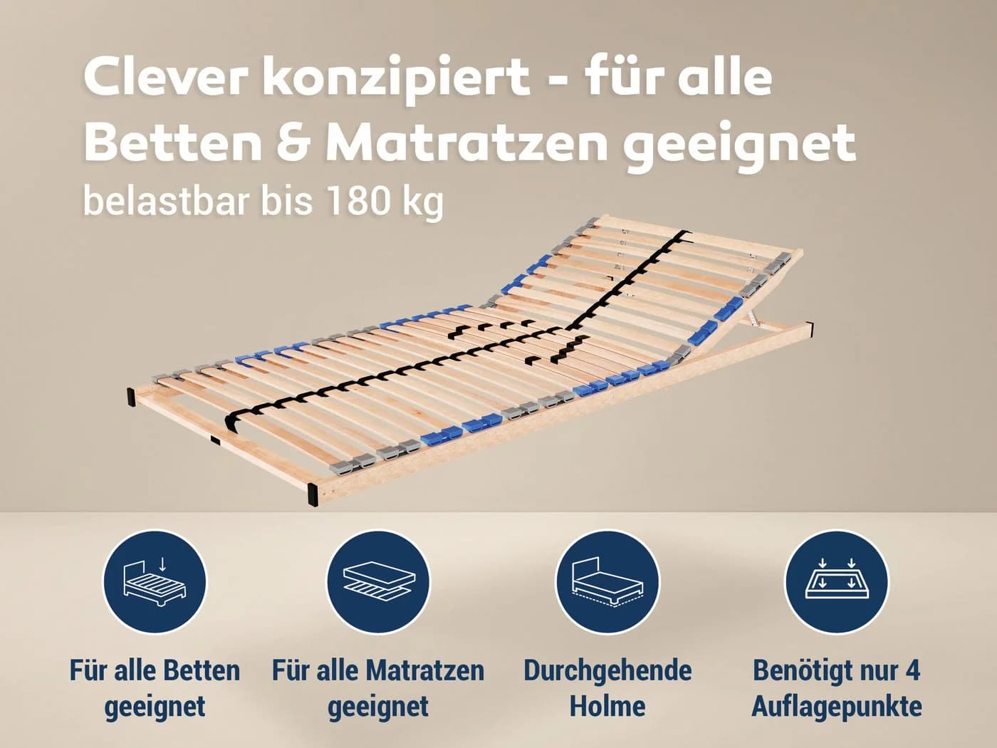 Betten-ABC Lattenrost MaDeRa 7-Zonen mit Härtegradverstellung - Bild 3
