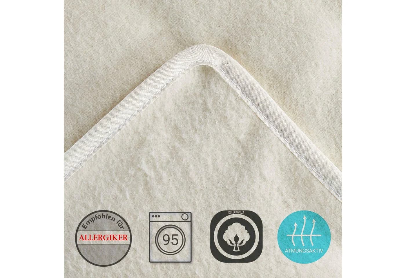 Matratzenschoner Betten-ABC 100% Baumwolle - Bild 4