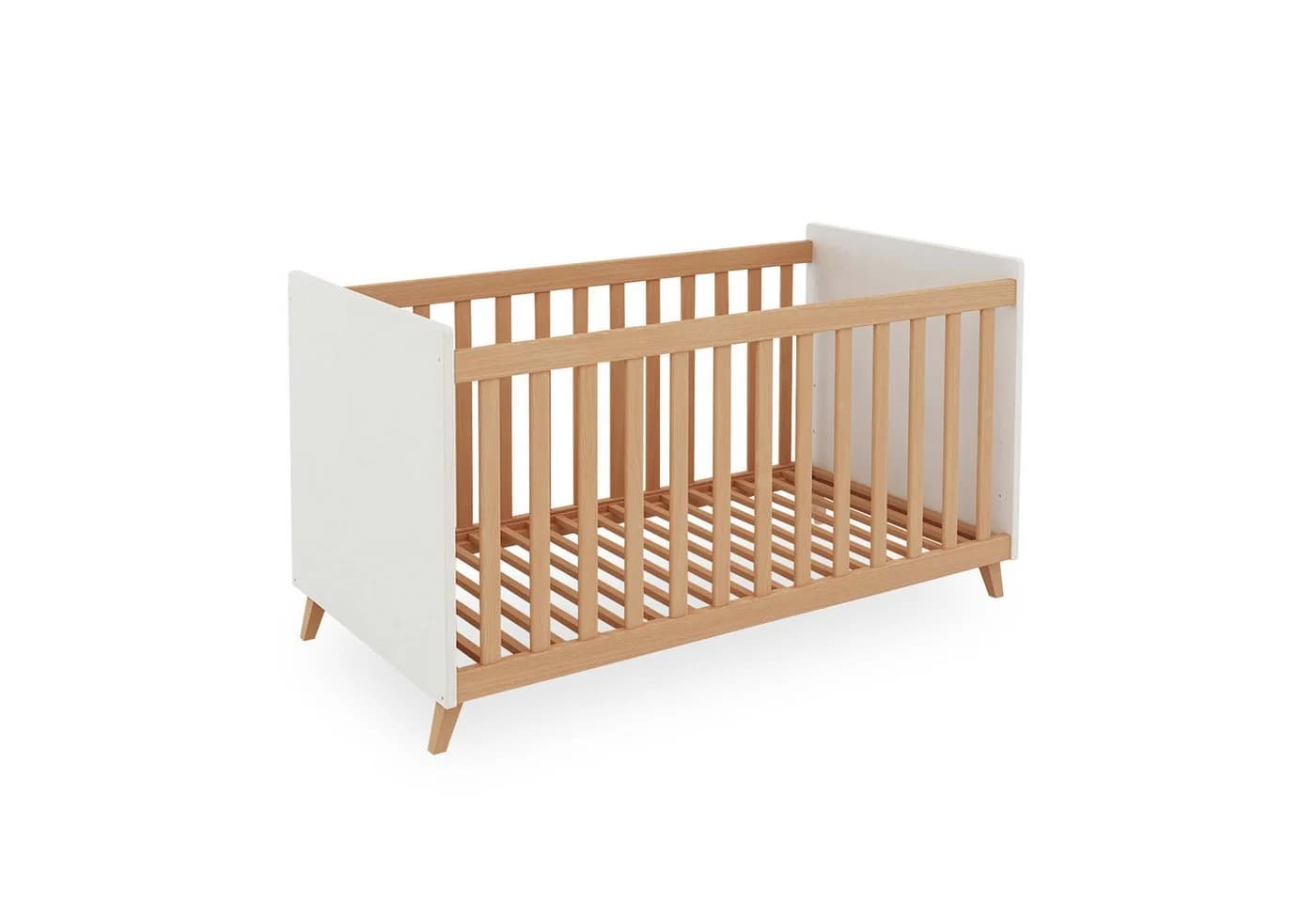 Betten-ABC Bubema Babybett Lino höhenverstellbar weiß - Bild 2