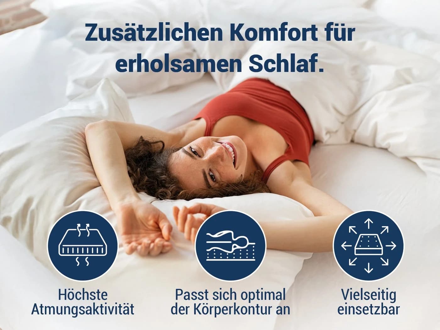 Betten-ABC ViGeTo Kombitopper 7 cm Gelschaum - Bild 3