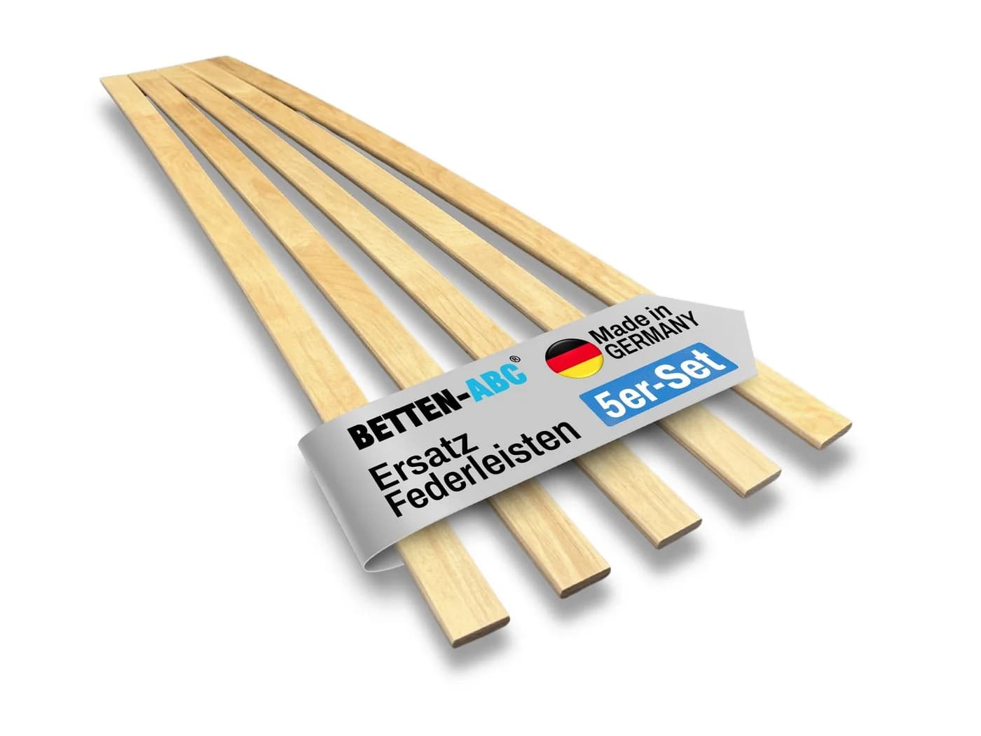 Betten-ABC Lattenrost Ersatz Federholzleisten 5er Set - Bild 2
