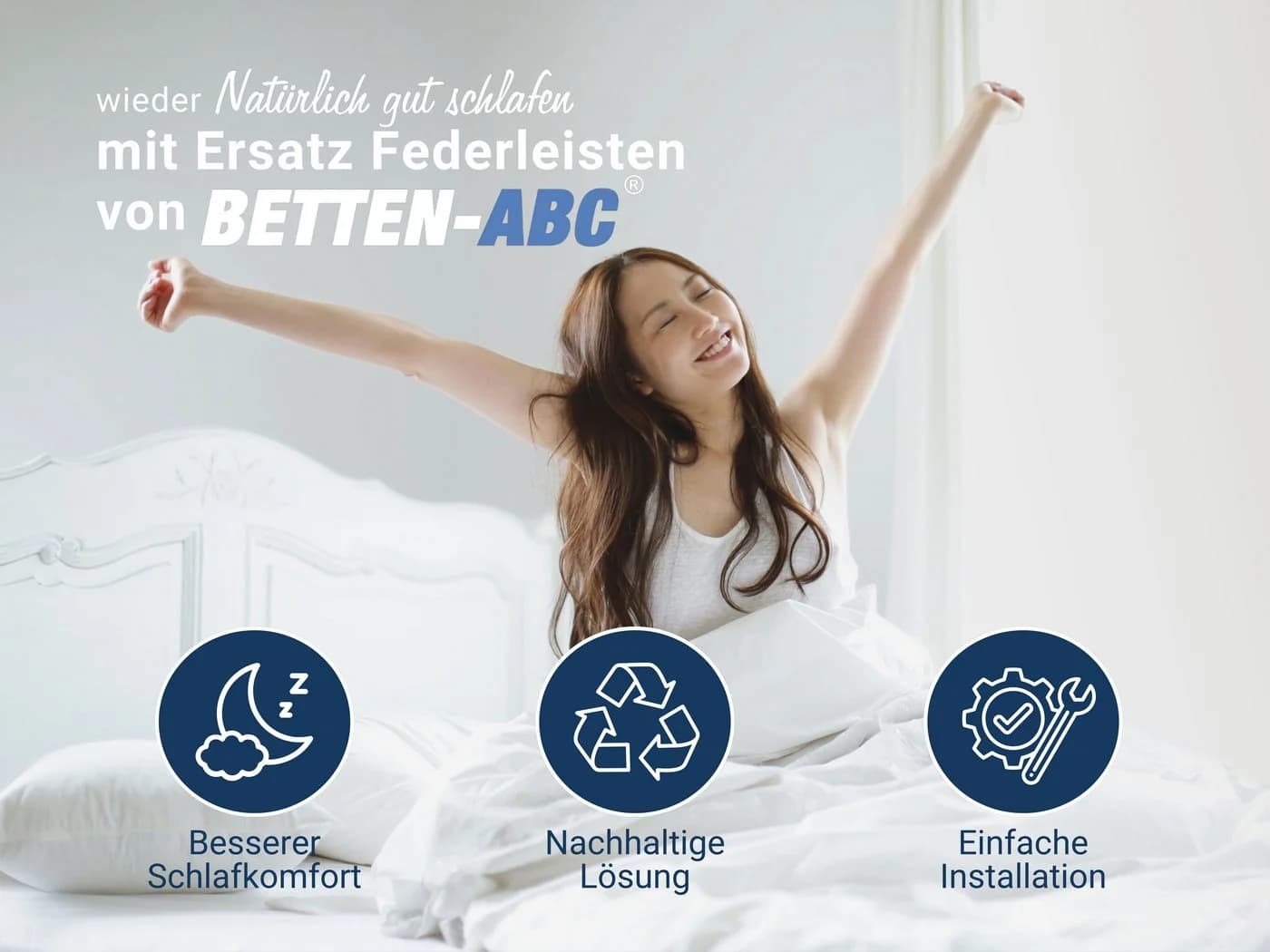 Betten-ABC Lattenrost Ersatz Federholzleisten 5er Set - Bild 5