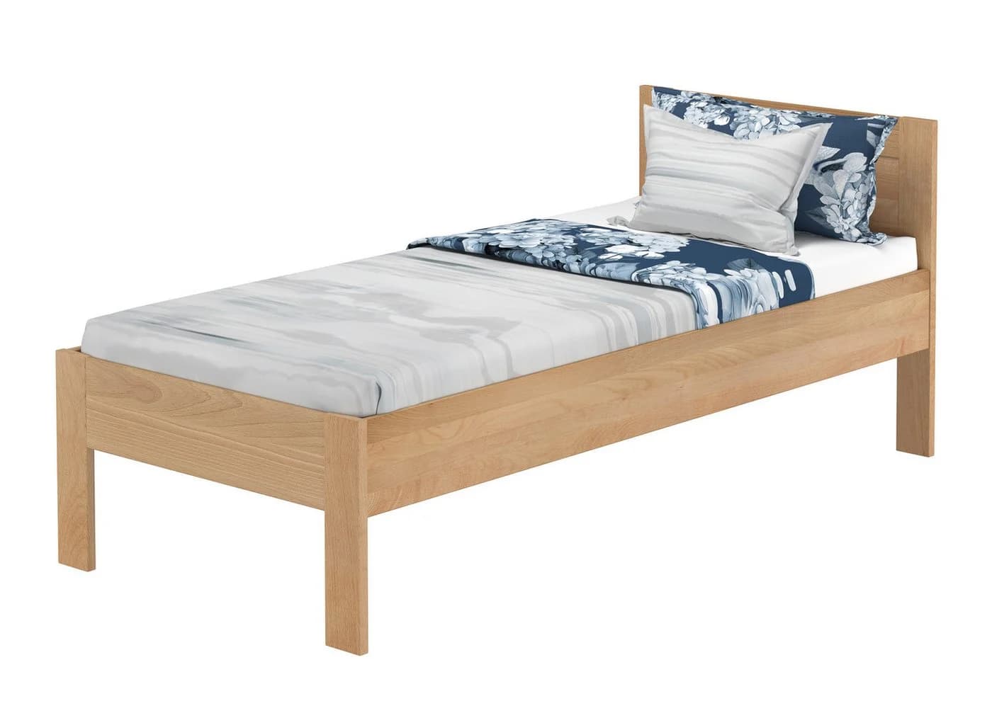 ERST-HOLZ Massivholzbett Buche massiv 90x200 cm - Bild 2