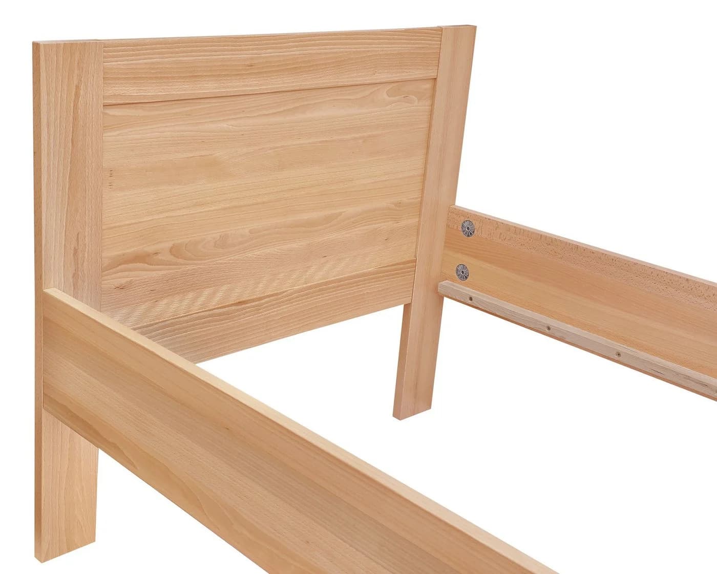 ERST-HOLZ Massivholzbett Buche massiv 90x200 cm - Bild 5