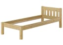 ERST-HOLZ Massivholzbett Kiefer farblos lackiert extra stabil Bild 1