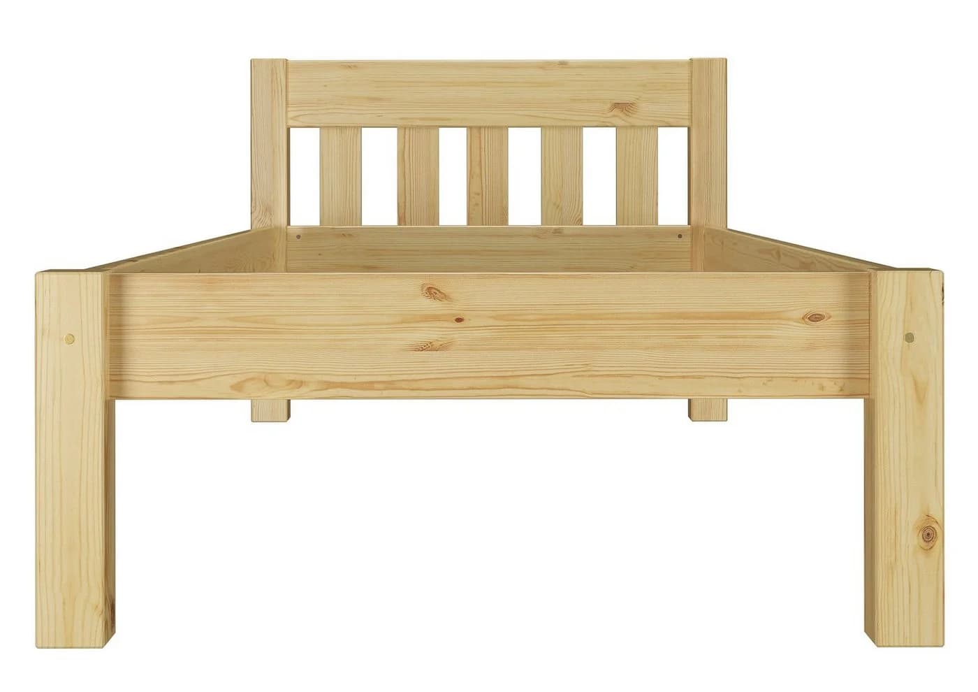 ERST-HOLZ Massivholzbett Kiefer farblos lackiert extra stabil - Bild 5