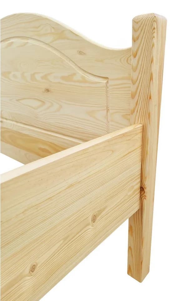 ERST-HOLZ Massivholzbett Landhausstil Kiefer farblos lackiert - Bild 4