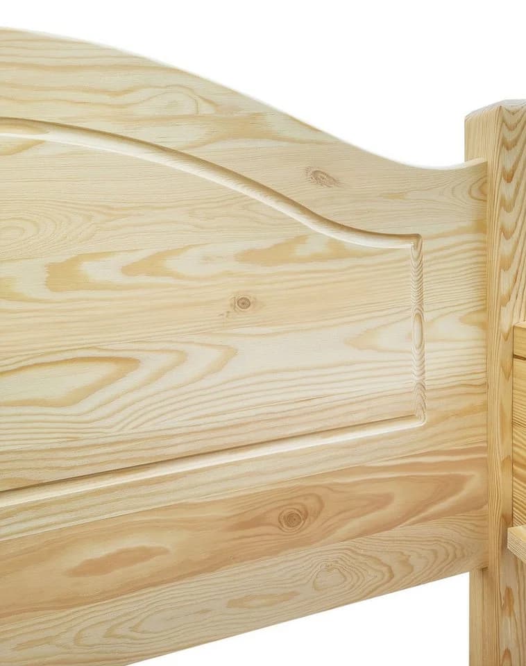 ERST-HOLZ Massivholzbett Landhausstil Kiefer farblos lackiert - Bild 5