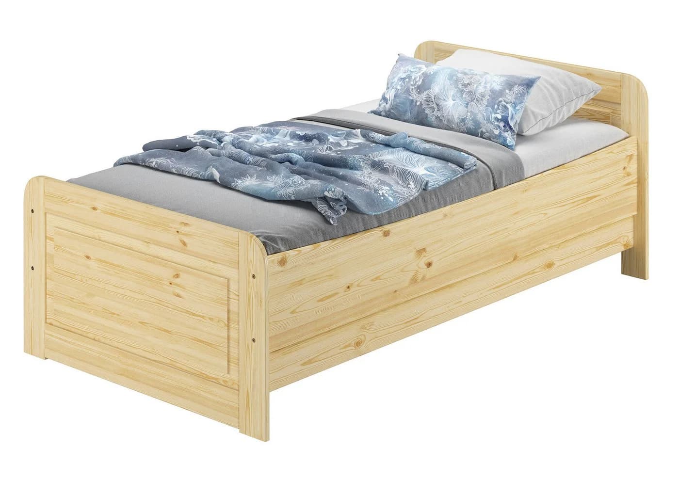ERST-HOLZ Massivholzbett Seniorenbett Extra Hoch Kiefer - Bild 2