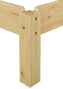 ERST-HOLZ Stapelbett Einzelbett Kiefer Massiv 80x190 cm Bild 4