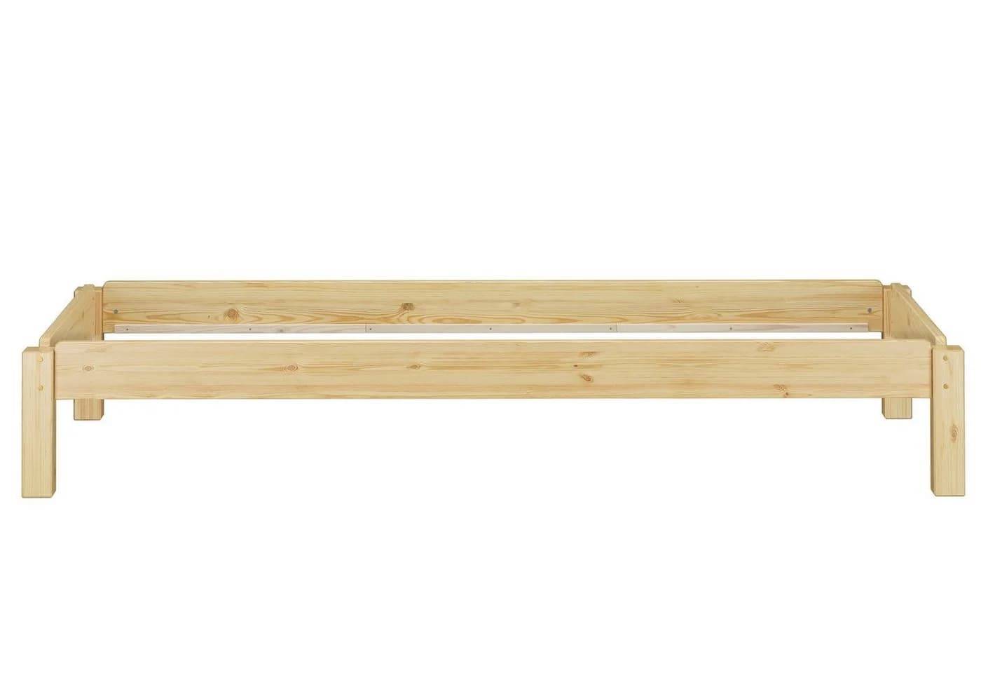 ERST-HOLZ Stapelbett Einzelbett Kiefer Massiv 80x190 cm - Bild 5
