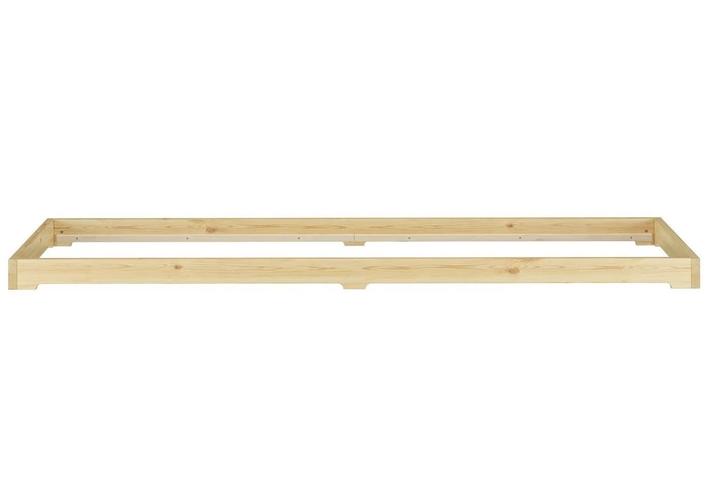 ERST-HOLZ Massivholzbett 90x200 cm Kiefer lackiert - Bild 4