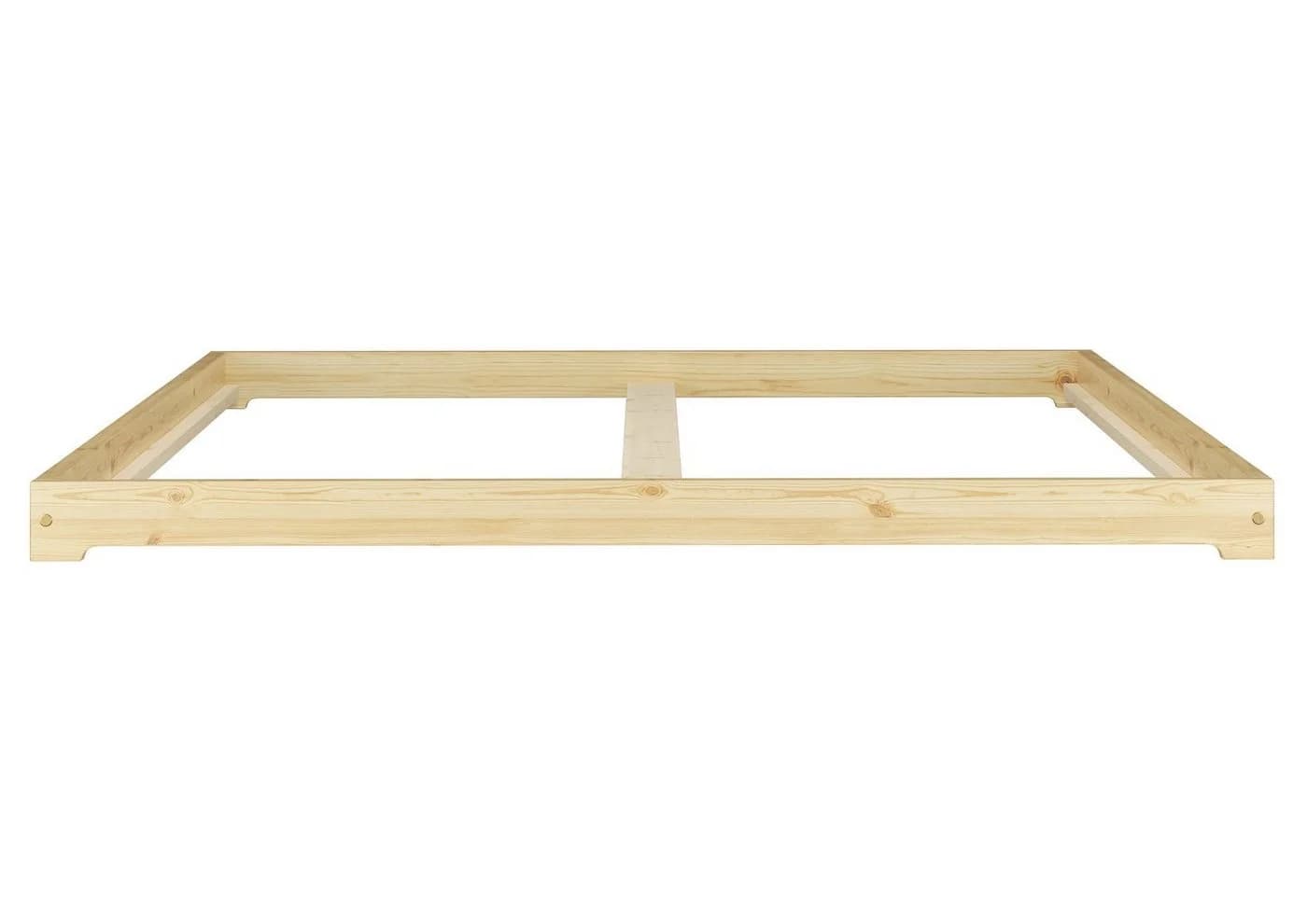 ERST-HOLZ Massivholzbett Futonbett Kiefer Extra Niedrig - Bild 4