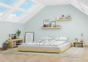 ERST-HOLZ Massivholzbett Futonbett Kiefer Extra Niedrig Bild 1