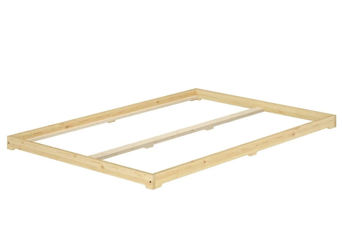 ERST-HOLZ Massivholzbett Futonbett Kiefer Extra Niedrig - Bild 4
