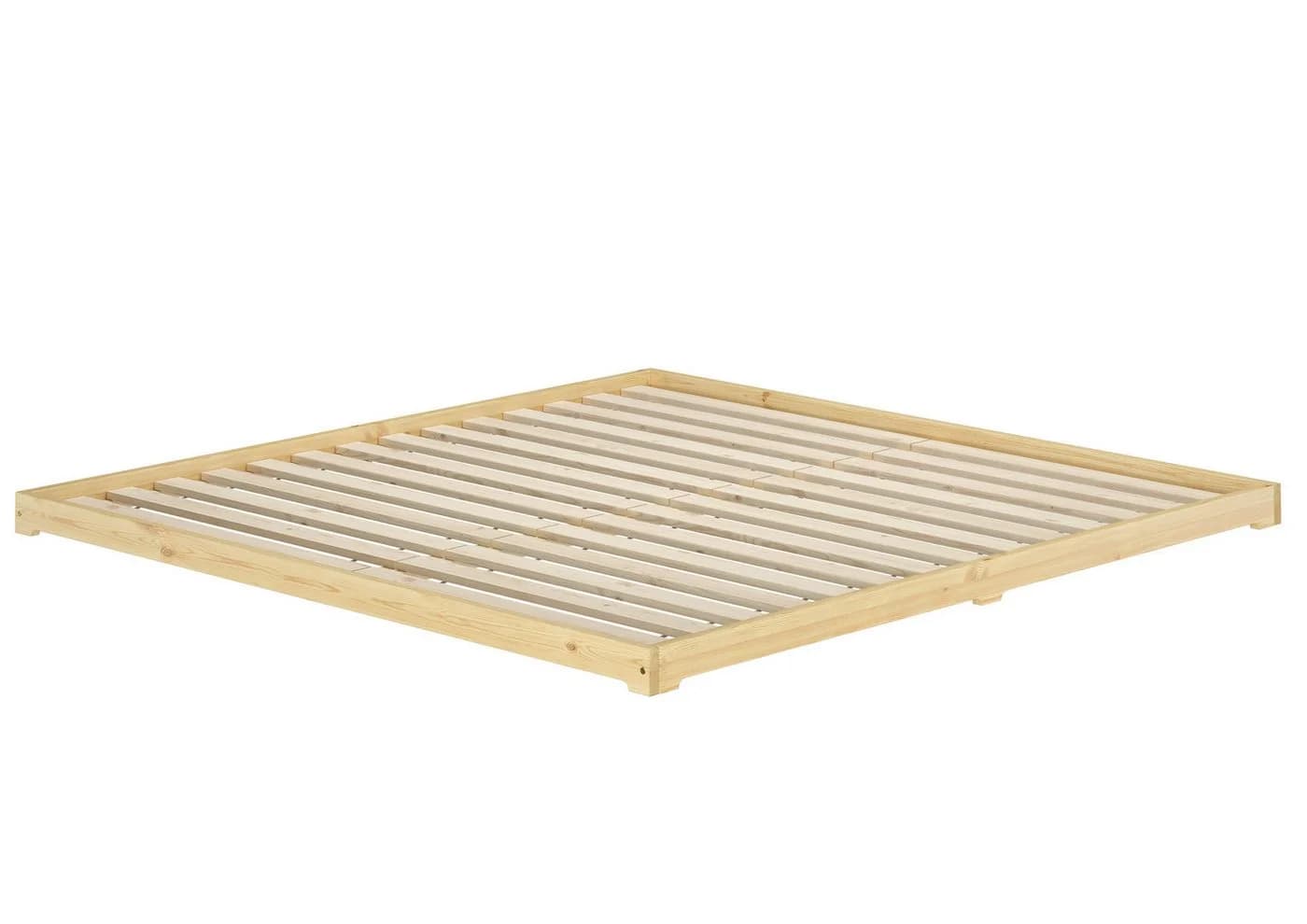 ERST-HOLZ Massivholzbett Futonbett Niedriges Ehebett Kiefernholz - Bild 2