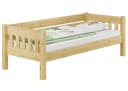 ERST-HOLZ Massivholzbett Futonbett Kiefer 90x200 cm farblos lackiert Bild 2